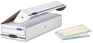 Bankers Box 00706 Storage File, Check/Deposit Slip, 9-Inch x24-Inch x4-Inch, 12/CT, White Bankers Box 00706 Storage File, Check/Deposit Slip, 9-Inch x24-Inch x4-Inch, 12/CT, White