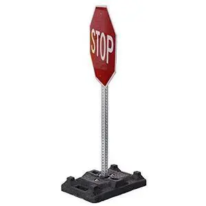 Portable 30"X30" Stop Sign with Base & Hardware Portable 30"X30" Stop Sign with Base & Hardware