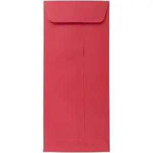 #10 Policy Business Colored Recycled Envelopes - 4 1/8 x 9 1/2 - Red Recycled - Bulk 250/Box #10 Policy Business Colored Recycled Envelopes - 4 1/8 x 9 1/2 - Red Recycled - Bulk 250/Box