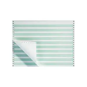 Green Bar Computer Paper, 14 7/8" x 11", 20lb, 2,700/Box, For Office, School & Home Green Bar Computer Paper, 14 7/8" x 11", 20lb, 2,700/Box, For Office, School & Home