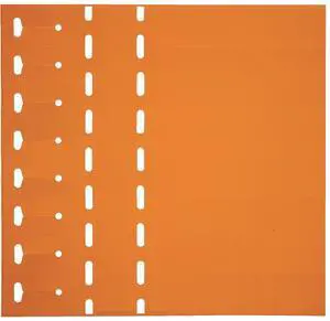 Weather Resistant Laser Printable Strip Loop-Lock Tags 11" L x 1" W, Package of 1,000, Orange Weather Resistant Laser Printable Strip Loop-Lock Tags 11" L x 1" W, Package of 1,000, Orange
