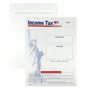 500 Cashier Depot Income Tax Return Envelopes 9" x 12" Catalog (Open End), Lady Liberty Style, Heavy 28lb White Paper, Gum Flap, Printable & Customizable, 500 Count 500 Cashier Depot Income Tax Return Envelopes 9" x 12" Catalog (Open End), Lady Liberty Style, Heavy 28lb White Paper, Gum Flap, Printable & Customizable, 500 Count