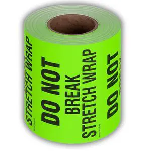 3" X 5" Do not Break Stretch Wrap Fluorescent Shipping Label Stickers for Shipping or Packing -500 Labels Per Roll (10 Pack) 3" X 5" Do not Break Stretch Wrap Fluorescent Shipping Label Stickers for Shipping or Packing -500 Labels Per Roll (10 Pack)