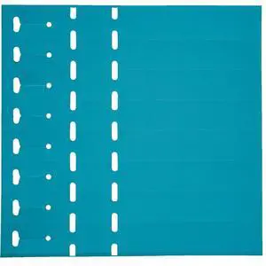 Weather Resistant Laser Printable Strip Loop-Lock Tags 11" L x 1" W, Package of 1,000, Blue Weather Resistant Laser Printable Strip Loop-Lock Tags 11" L x 1" W, Package of 1,000, Blue