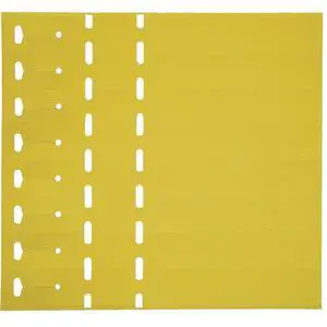 Weather Resistant Laser Printable Strip Loop-Lock Tags 11" L x 1" W, Package of 1,000, Yellow Weather Resistant Laser Printable Strip Loop-Lock Tags 11" L x 1" W, Package of 1,000, Yellow