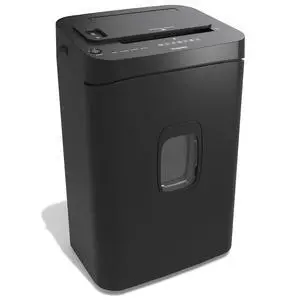 150-Sheet Micro-Cut Paper Shredder, Autofeed, Anti-Jam, 7.4-Gallon Pull-Out Bin, Black, for Home & Office, Black 150-Sheet Micro-Cut Paper Shredder, Autofeed, Anti-Jam, 7.4-Gallon Pull-Out Bin, Black, for Home & Office, Black