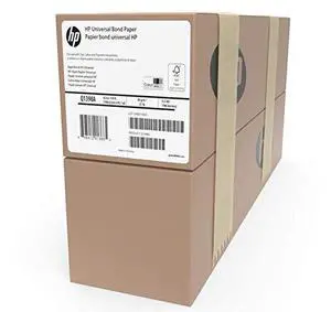 Wide Format Universal Bond Paper 42 in x 150 ft, 2 Roll Bundle4.2 mil - 80 g/m² (21 lbs) 2" Core - Q1398A-2R Wide Format Universal Bond Paper 42 in x 150 ft, 2 Roll Bundle4.2 mil - 80 g/m² (21 lbs) 2" Core - Q1398A-2R