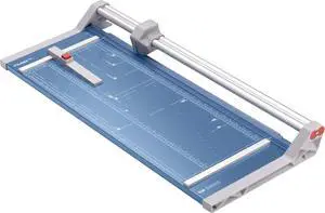 554 Professional Rotary Trimmer, 28" Cut Length, 20 Sheet Capacity, Self-Sharpening, Dual Guide Bar, Automatic Clamp, German Engineered Paper Cutter 554 Professional Rotary Trimmer, 28" Cut Length, 20 Sheet Capacity, Self-Sharpening, Dual Guide Bar, Automatic Clamp, German Engineered Paper Cutter