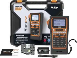 PT-E310BTVP P-Touch Edge Handheld Industrial Label Printer Kit with Bluetooth and USB-C (up to 18mm Labels) PT-E310BTVP P-Touch Edge Handheld Industrial Label Printer Kit with Bluetooth and USB-C (up to 18mm Labels)
