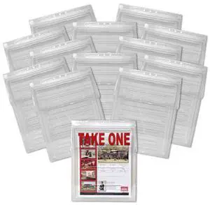 Outdoor Real Estate Brochure Box - Easy to Use Take One Document Holder Can Hold 200, 8.5 x 11 Documents, Flyers & Brochures or Other Outdoor Marketing Needs (12) Outdoor Real Estate Brochure Box - Easy to Use Take One Document Holder Can Hold 200, 8.5 x 11 Documents, Flyers & Brochures or Other Outdoor Marketing Needs (12)