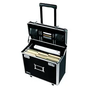 Locking Mobile Business Case, Legal Size, 14.5 x 13.5 x 11 Inches, Black (VZ00194) Locking Mobile Business Case, Legal Size, 14.5 x 13.5 x 11 Inches, Black (VZ00194)