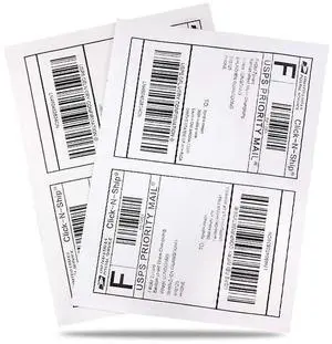 8.5" x 5.5" Half Sheet Self Adhesive Shipping Labels for Laser or Inkjet Printer (3000 Labels) 8.5" x 5.5" Half Sheet Self Adhesive Shipping Labels for Laser or Inkjet Printer (3000 Labels)