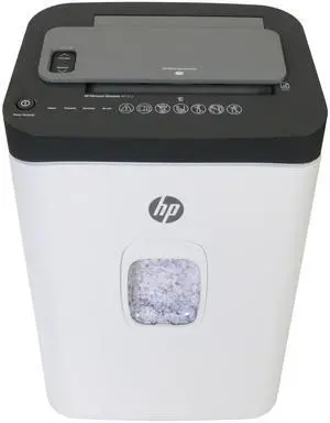 HP - Micro Cut Paper Shredder, 12-Sheet Manual, 150-Sheet Auto Feed | Micro Cut High Security Shredding, Auto Feed And Manual Capacity, Continuous Performance, Large Capacity, Rolling Casters HP - Micro Cut Paper Shredder, 12-Sheet Manual, 150-Sheet Auto Feed | Micro Cut High Security Shredding, Auto Feed And Manual Capacity, Continuous Performance, Large Capacity, Rolling Casters
