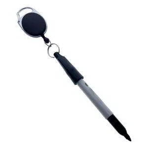 Bulk 25 Pack - Retractable Pen Reel for Thick Markers & Carpenter Pencils - Carabiner Clip for Apron, Belt Loop or Bag Strap - Great Gift for Baristas (Black) Bulk 25 Pack - Retractable Pen Reel for Thick Markers & Carpenter Pencils - Carabiner Clip for Apron, Belt Loop or Bag Strap - Great Gift for Baristas (Black)