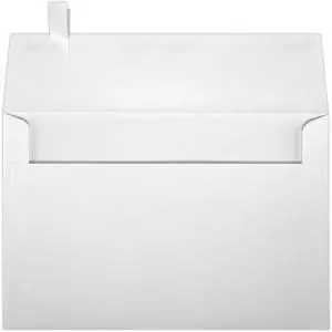 A9 Invitation Envelopes | Peel & Press | 5 3/4" x 8 3/4" | White Linen | 80lb. Text | 1,000 Qty A9 Invitation Envelopes | Peel & Press | 5 3/4" x 8 3/4" | White Linen | 80lb. Text | 1,000 Qty
