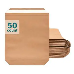 Large Recyclable Paper Mailers - 15.5" x 18.5" - 250 Count - Brown Expandable Envelopes & Shipping Bags - Made in the USA - Double-Walled Kraft Paper (01916) Large Recyclable Paper Mailers - 15.5" x 18.5" - 250 Count - Brown Expandable Envelopes & Shipping Bags - Made in the USA - Double-Walled Kraft Paper (01916)