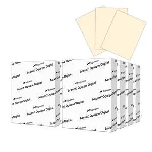 Opaque Cream Printer Paper, 8.5 x 11 28lb Bond/70lb Text Copy Paper 2,000 Sheets (8 Reams) Premium Computer Paper with Smooth Finish 97 Bright, 104gsm Warm White Copy Paper 188176C Opaque Cream Printer Paper, 8.5 x 11 28lb Bond/70lb Text Copy Paper 2,000 Sheets (8 Reams) Premium Computer Paper with Smooth Finish 97 Bright, 104gsm Warm White Copy Paper 188176C