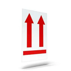 3" X 5" Red Arrows This Side Up Safe Handling Stickers for Shipping and Packing - 500 Adhesive Labels Per Roll (10 Pack) 3" X 5" Red Arrows This Side Up Safe Handling Stickers for Shipping and Packing - 500 Adhesive Labels Per Roll (10 Pack)