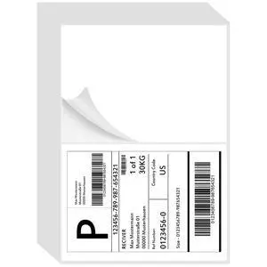 Half Sheet Self Adhesive Shipping Labels, 8.5" x 5.5" Address Labels Laser/Ink Jet White Blank Shipping Labels (2000 Sheets/4000) Half Sheet Self Adhesive Shipping Labels, 8.5" x 5.5" Address Labels Laser/Ink Jet White Blank Shipping Labels (2000 Sheets/4000)
