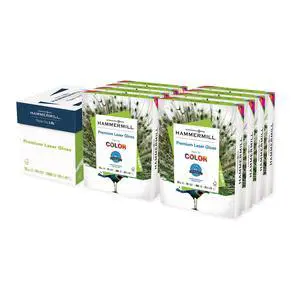 Glossy Paper, Laser Gloss Copy Paper, 8.5 x 11-8 Pack (2,400 Sheets) - 94 Bright, Made in the USA Glossy Printer Paper, 163110C Glossy Paper, Laser Gloss Copy Paper, 8.5 x 11-8 Pack (2,400 Sheets) - 94 Bright, Made in the USA Glossy Printer Paper, 163110C