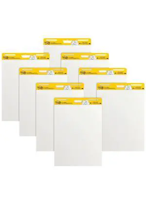 1668443 Super Sticky Easel Pad 25-Inch x 30-Inch White 8/Pack (559-VAD-8PK) 1668443 Super Sticky Easel Pad 25-Inch x 30-Inch White 8/Pack (559-VAD-8PK)