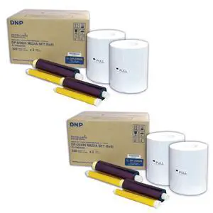 2X 6x8 Dye Sub Media for DS620A Printer, 400 Prints Per Roll, 2 Piece 2X 6x8 Dye Sub Media for DS620A Printer, 400 Prints Per Roll, 2 Piece