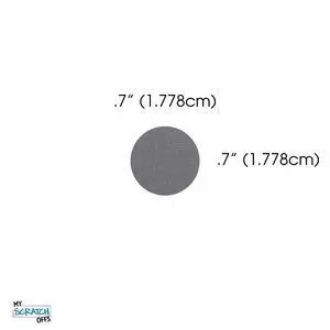 0.70 in Silver Round Scratch-Off Stickers, 5000 Pack | Perfect for creating games, prize reveals, hidden messages, and surprise announcements for invitations, cards, and events 0.70 in Silver Round Scratch-Off Stickers, 5000 Pack | Perfect for creating games, prize reveals, hidden messages, and surprise announcements for invitations, cards, and events