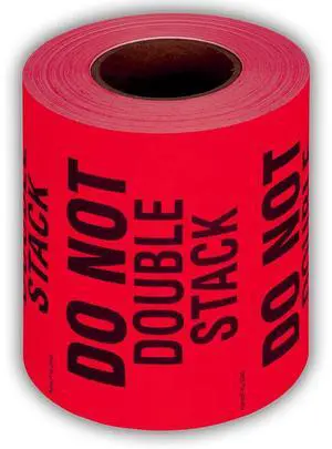 3" X 5" Do not Double Stack Fluorescent Shipping Label Stickers for Shipping and Packing - 500 Labels Per Roll (10 Pack) 3" X 5" Do not Double Stack Fluorescent Shipping Label Stickers for Shipping and Packing - 500 Labels Per Roll (10 Pack)