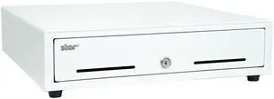 CD4-1616 5 Bill / 5 Coin Choice Series Cash Drawer with 2 Media Slots and Included Cable (16" x 16") - White CD4-1616 5 Bill / 5 Coin Choice Series Cash Drawer with 2 Media Slots and Included Cable (16" x 16") - White