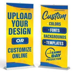 DOT4DOT Retractable Banner - 36x92" - PRO Stand Pull Up Roll Up Portable Personalized izable full color design with travel case for advertising, business, events Trade Shows DOT4DOT Retractable Banner - 36x92" - PRO Stand Pull Up Roll Up Portable Personalized izable full color design with travel case for advertising, business, events Trade Shows