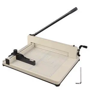 Paper Cutter 17" Blade A3 Large Industrial Guillotine 400 Sheets | Heavy Duty Cutting Cardstock Trimmer Paper Cutter 17" Blade A3 Large Industrial Guillotine 400 Sheets | Heavy Duty Cutting Cardstock Trimmer