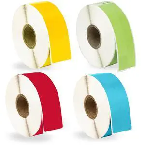 Compatible with Dymo 30252 Labels, Color Combo, 1-1/8" x 3-1/2" | Address Labels; Compatible With Dymo LW 450, 4XL (Not 5**, 5XL), Rollo & Zebra; 100 Rolls /35000 Labels Compatible with Dymo 30252 Labels, Color Combo, 1-1/8" x 3-1/2" | Address Labels; Compatible With Dymo LW 450, 4XL (Not 5**, 5XL), Rollo & Zebra; 100 Rolls /35000 Labels
