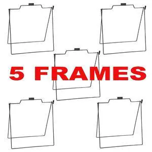 4 Less Co 5 Pack of Metal A-Frame Stand for Open House Sign for Realtor 18x24 Foldable - Black 4 Less Co 5 Pack of Metal A-Frame Stand for Open House Sign for Realtor 18x24 Foldable - Black