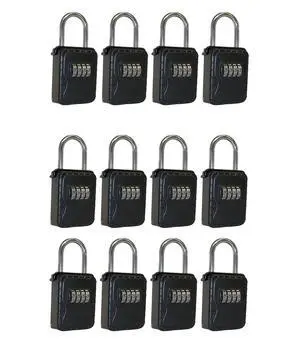 Key Lockbox Hide A Key Outdoor Hanging Lock Box Keysafe for Keys with Set Your Own 4 Digit Combination Code - 3200 (12) Key Lockbox Hide A Key Outdoor Hanging Lock Box Keysafe for Keys with Set Your Own 4 Digit Combination Code - 3200 (12)
