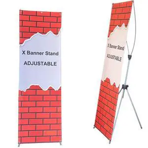 4UMedia&Displays Premium X Banner Stand 24"x63" 10 Units (Stand ONLY) with Carrying Bag Great for Trade Show and Event Display 4UMedia&Displays Premium X Banner Stand 24"x63" 10 Units (Stand ONLY) with Carrying Bag Great for Trade Show and Event Display