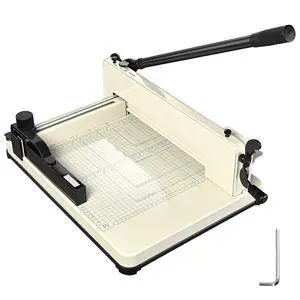 12" Paper Cutter Heavy Duty 12 Inch Industrial Commercial Guillotine | Paper Cutter 400 Sheet Large Capacity A4-12" Paper Cutter for Office, School, Picture Shop 12" Paper Cutter Heavy Duty 12 Inch Industrial Commercial Guillotine | Paper Cutter 400 Sheet Large Capacity A4-12" Paper Cutter for Office, School, Picture Shop