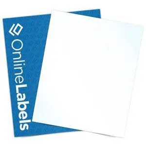 8.5 x 11 Crystal Clear Gloss Sticker Paper (Inkjet Printers Only) - 250 Sheets - Full Sheet Labels - OnlineLabels 8.5 x 11 Crystal Clear Gloss Sticker Paper (Inkjet Printers Only) - 250 Sheets - Full Sheet Labels - OnlineLabels
