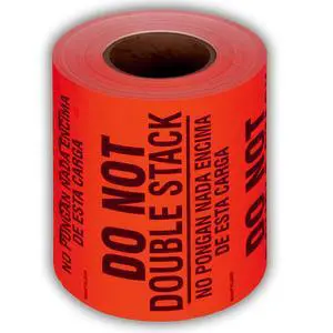 3" X 5" Do not Double Stack Bilingual English Spanish Shipping Label Stickers -500 Labels Per Roll (10 Pack) 3" X 5" Do not Double Stack Bilingual English Spanish Shipping Label Stickers -500 Labels Per Roll (10 Pack)