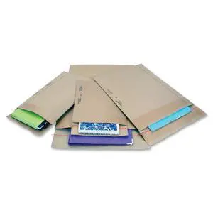 Jiffy Rigi Bag Shipping Rigid Mailers, Case of 200, Recycled Bend Free Puncture Proof Fiberboard Mailing Envelope, #4-9.5" x 14.5", Kraft Jiffy Rigi Bag Shipping Rigid Mailers, Case of 200, Recycled Bend Free Puncture Proof Fiberboard Mailing Envelope, #4-9.5" x 14.5", Kraft