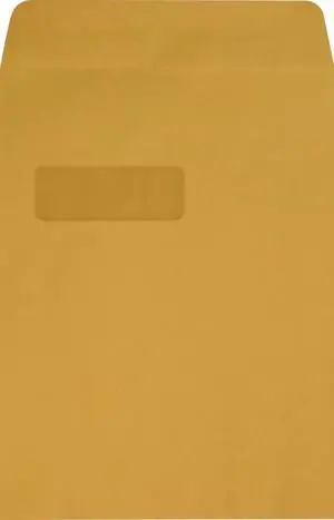 9 x 12 Open End Window Envelopes | Brown Kraft | 28lb. Text | 1,000 Qty 9 x 12 Open End Window Envelopes | Brown Kraft | 28lb. Text | 1,000 Qty
