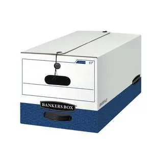 12-Pack String & Button Heavy-Duty File Box, Letter, FastFold | Protect critical records with string-and-button security, FastFold setup, and heavy-duty stacking strength 12-Pack String & Button Heavy-Duty File Box, Letter, FastFold | Protect critical records with string-and-button security, FastFold setup, and heavy-duty stacking strength