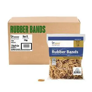 Upgrade Office Supply Rubber Bands, Size 12, 20 Pack Case, USA Upgrade Office Supply Rubber Bands, Size 12, 20 Pack Case, USA
