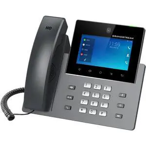 GXV3450 IP Video Phone | 16 Lines, 16 SIP Accounts | 5-Inch Color Touch Screen | Wi-Fi 5 | Dual-Port Gigabit Ethernet with Integrated PoE GXV3450 IP Video Phone | 16 Lines, 16 SIP Accounts | 5-Inch Color Touch Screen | Wi-Fi 5 | Dual-Port Gigabit Ethernet with Integrated PoE