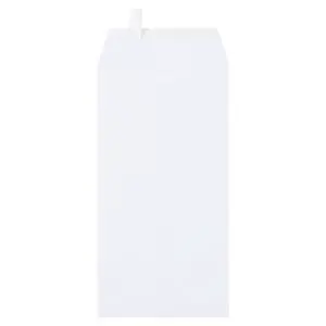 Open End Envelopes | Peel & Press | 6" x 11 1/2" | White | 70lb. Text | 500 Qty Open End Envelopes | Peel & Press | 6" x 11 1/2" | White | 70lb. Text | 500 Qty