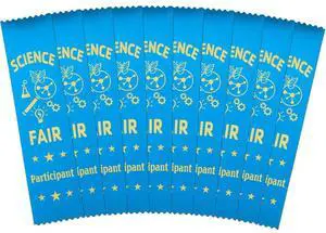 Science Fair Participant Ribbons - 1,000 Island Blue Bookmark Style Ribbons Science Fair Participant Ribbons - 1,000 Island Blue Bookmark Style Ribbons
