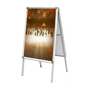 Sidewalk A-Frame Snap Open Poster Stand Double Sided 23" x 33" Sidewalk A-Frame Snap Open Poster Stand Double Sided 23" x 33"