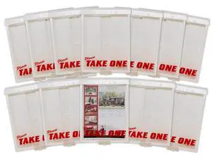 Outdoor Real Estate Brochure Flyer Box with Snap Shut Lid, Take One Document Holder, 100 - 8.5 x 11 Documents, Flyers, Literature, Notice and Other Outdoor Marketing Needs Outdoor Real Estate Brochure Flyer Box with Snap Shut Lid, Take One Document Holder, 100 - 8.5 x 11 Documents, Flyers, Literature, Notice and Other Outdoor Marketing Needs