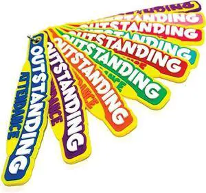 Brag Sticks Outstanding Attendance Value Pack: Wearable Incentives to Increase Student Attendance 225 Sticks (25 Sticks for Each Design) Brag Sticks Outstanding Attendance Value Pack: Wearable Incentives to Increase Student Attendance 225 Sticks (25 Sticks for Each Design)