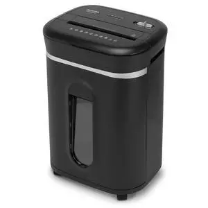 Long Duty Cycle 18-Sheet Crosscut Paper/CD/Credit Card Shredder, AntiJam Feature, 30-Minute Continuous Run Time, Large 6-gal Pullout Basket Long Duty Cycle 18-Sheet Crosscut Paper/CD/Credit Card Shredder, AntiJam Feature, 30-Minute Continuous Run Time, Large 6-gal Pullout Basket