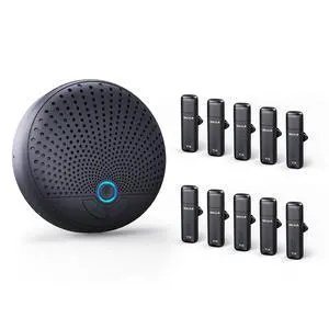 Conference Speaker and Microphone, 10 AI Mics 360° Voice Pick Up & Noise Reduction, USB Speakerphone for 10-15 People Conference Room, Compatible with Multi-Leading Platforms, Zoom, MS Team Conference Speaker and Microphone, 10 AI Mics 360° Voice Pick Up & Noise Reduction, USB Speakerphone for 10-15 People Conference Room, Compatible with Multi-Leading Platforms, Zoom, MS Team